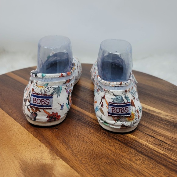 Bobs From Skechers Memory Foam Arch Pillow Floal Slip on Loafer Women's 9.5 - Picture 3 of 7